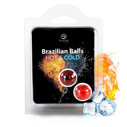 SECRET PLAY - SET 2 HOT & COLD EFFECT BRAZILIAN BALLS