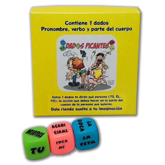 DIVERTY SEX - SET 3 FLUORESCENT DICE