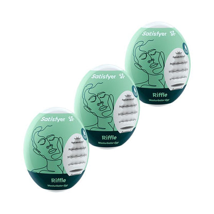 SATISFYER - SET 3 MASTURBATOR EGG RIFFLE MODEL