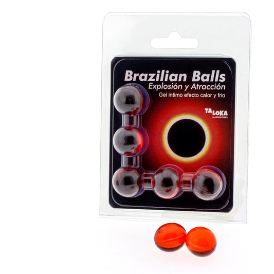 BRAZILIAN BALLS - SET 5 BRAZILIAN BALLS COLD-HEAT EFFECT