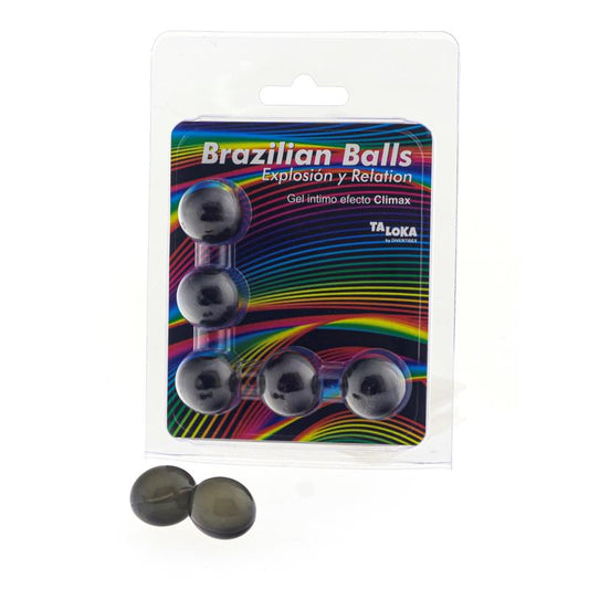BRAZILIAN BALLS - SET 5 BRAZILIAN BALLS GEL CLIMAX EFFECT