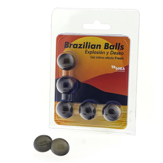 BRAZILIAN BALLS - SET 5 BRAZILIAN BALLS GEL FRESH EFFECT