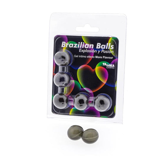 BRAZILIAN BALLS - SET 5 BRAZILIAN BALLS GEL MORE FLAVOR EFFECT