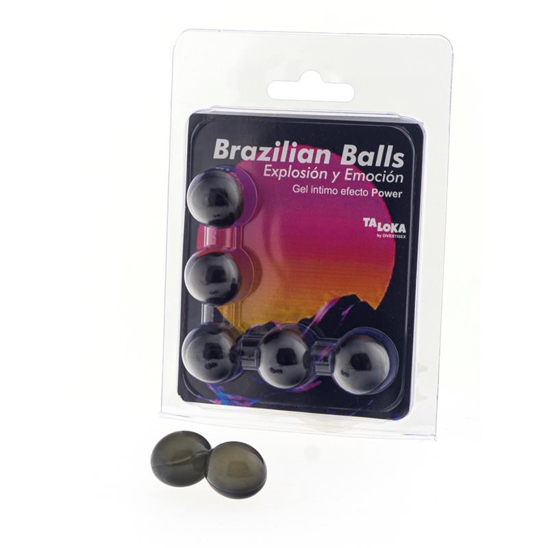 BRAZILIAN BALLS - SET 5 BRAZILIAN BALLS GEL POWER EFFECT
