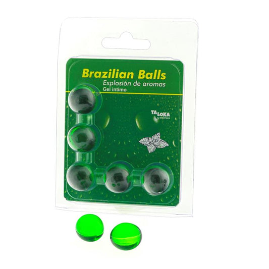 BRAZILIAN BALLS - SET 5 BRAZILIAN BALLS MINT FLAVOR