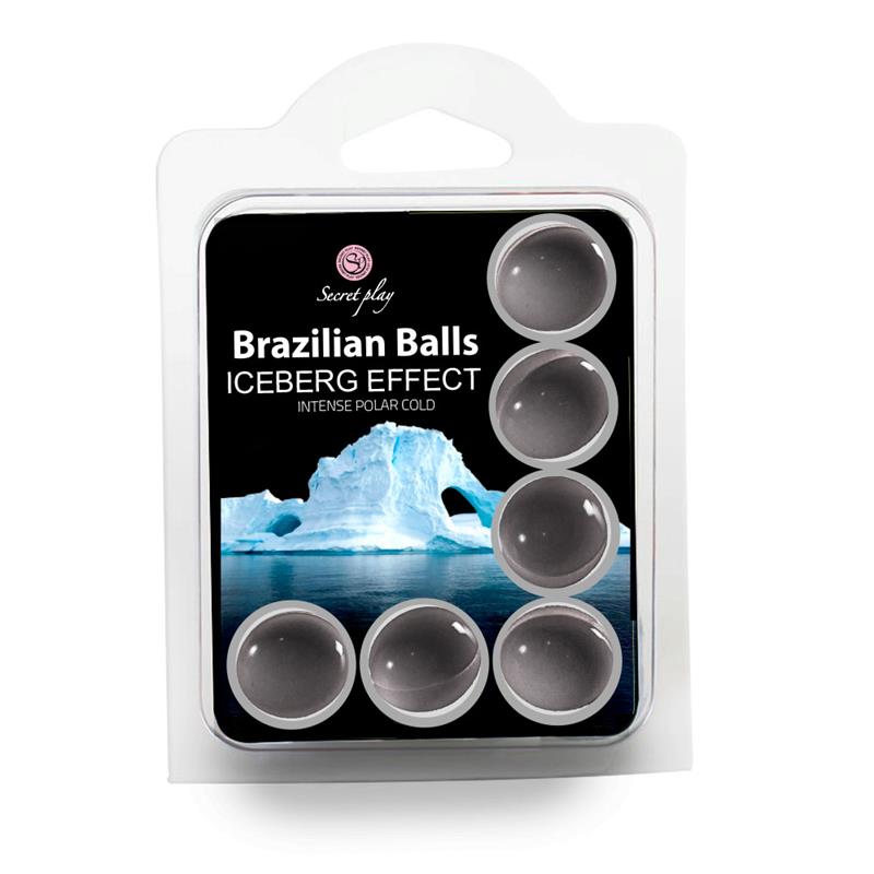 SECRET PLAY - SET 6 BRAZILIAN BALLS ICEBERG COLD EFFECT