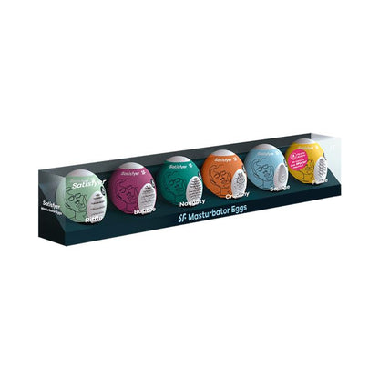 SATISFYER - SET 6 UNITS MASTURBADOR EGG