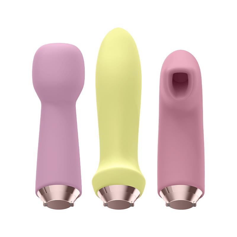 SATISFYER - MARVELOUS FOUR VIBRATOR & AIR PULSE SET