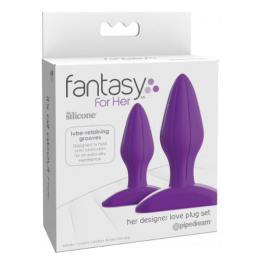 FANTASY FOR HER - SET OF 2 ANAL PLUG DESIGNER LOVE