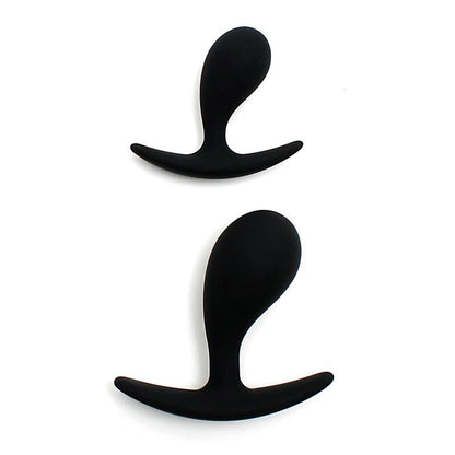 RIMBA TOYS - SET OF 2 ANATOMIC BUTT PLUG COPENHAGEN BLACK