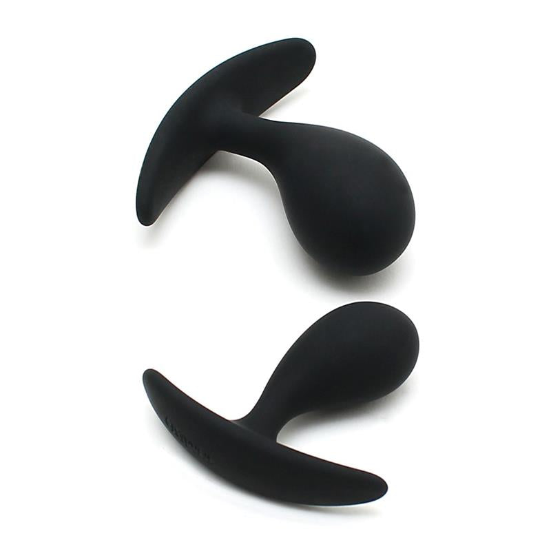 RIMBA TOYS - SET OF 2 ANATOMIC BUTT PLUG COPENHAGEN BLACK