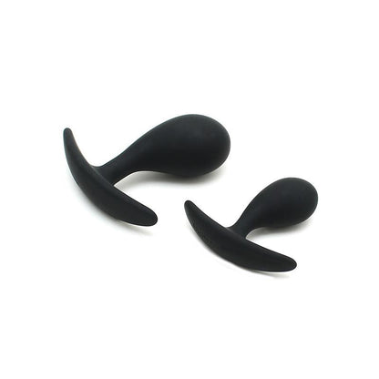 RIMBA TOYS - SET OF 2 ANATOMIC BUTT PLUG COPENHAGEN BLACK
