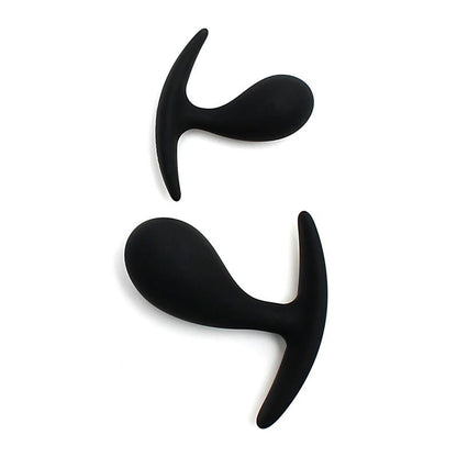 RIMBA TOYS - SET OF 2 ANATOMIC BUTT PLUG COPENHAGEN BLACK