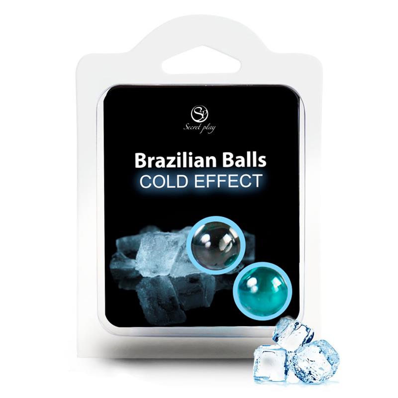 SECRET PLAY - SET OF 2 BRAZILIAN BALLS COLD EFFECT