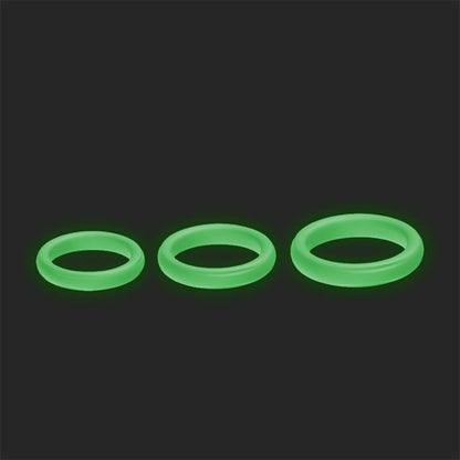 URBAN SKY - SET OF 3 RINGS GLOW IN THE DARK
