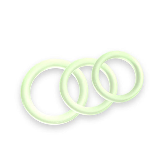 URBAN SKY - SET OF 3 RINGS GLOW IN THE DARK