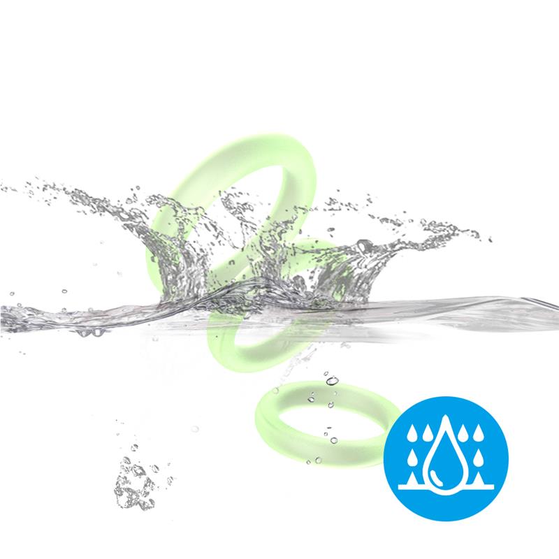 URBAN SKY - SET OF 3 RINGS GLOW IN THE DARK