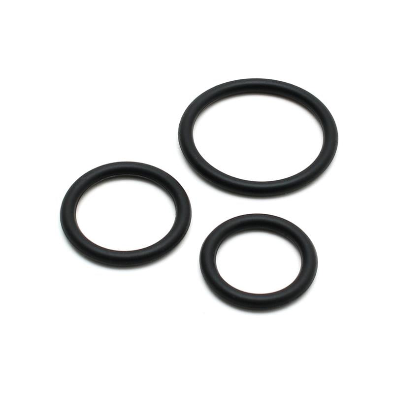 BONDAGE PLAY - SET OF 3 SILICONE PENIS RINGS