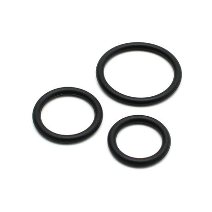 BONDAGE PLAY - SET OF 3 SILICONE PENIS RINGS