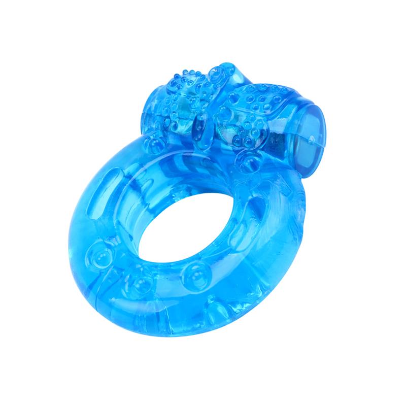 CHISA - SET OF 30 PENIS RING WITH VIBRATION BLUE