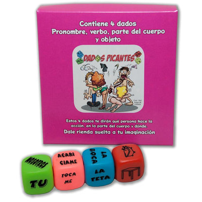 DIVERTY SEX - SET OF 4 FLUORESCENT DICE