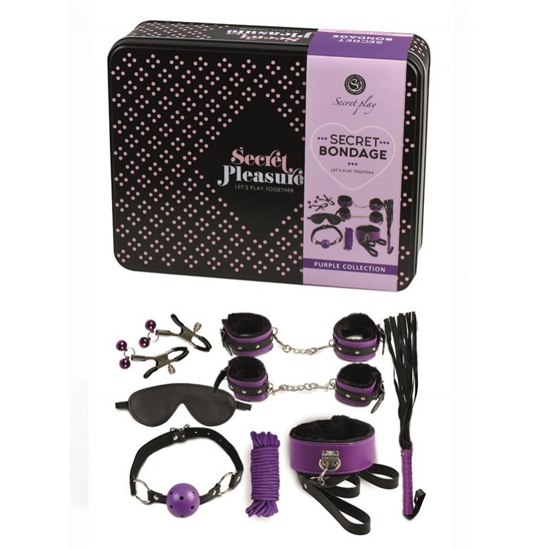 SECRET PLAY - SET OF 8 PIECES BONDAGE