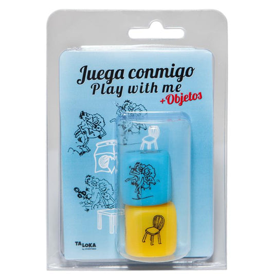 TALOKA - SET OF BLUE POSTURES DICE AND A PLACES DICE.