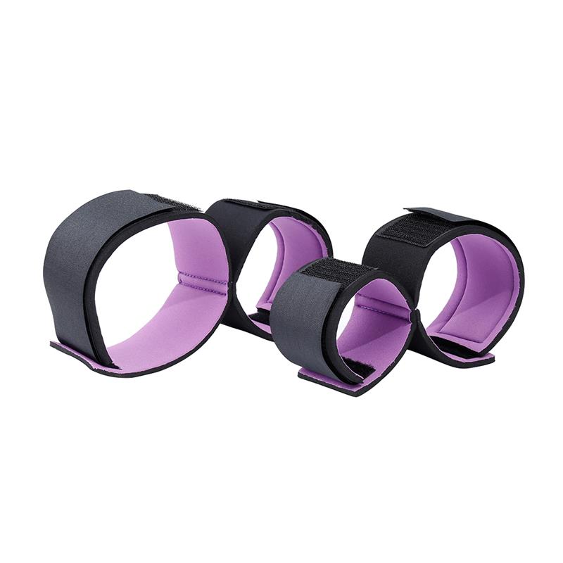 LATETOBED BDSM LINE - SET OF RESTRAINTS WITH HANDCUFFS AND ANKLECUFFS ADJUSTABLE
