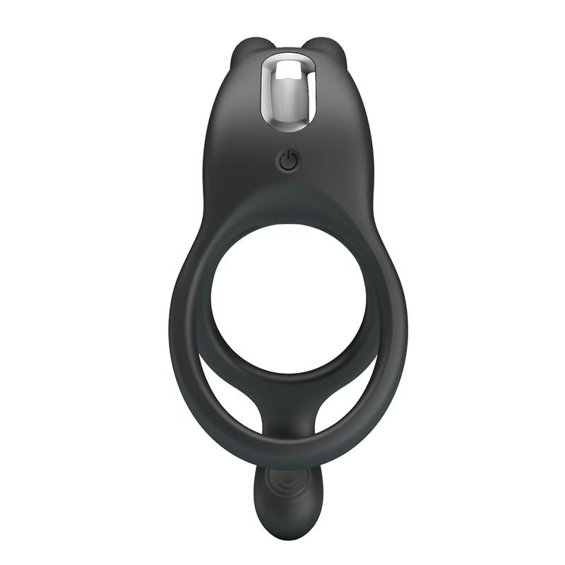 PRETTYLOVE - SETH VIBRATING DOUBLE COCK RING