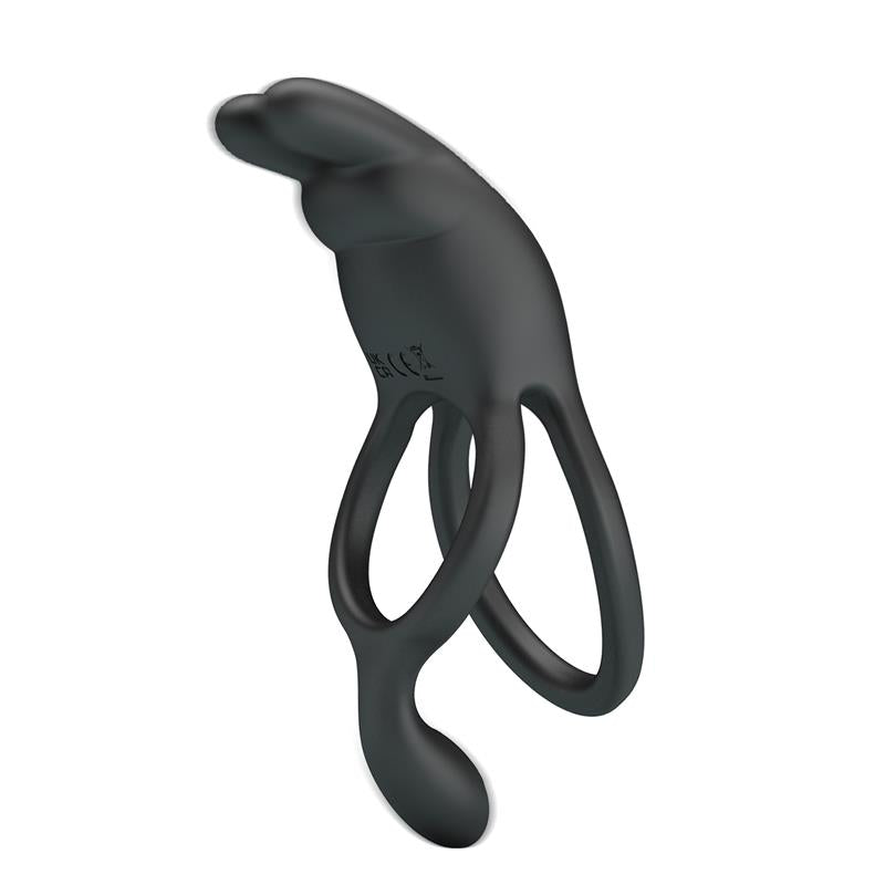 PRETTYLOVE - SETH VIBRATING DOUBLE COCK RING