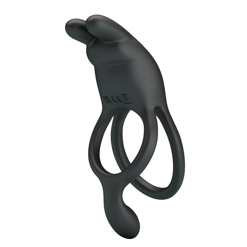PRETTYLOVE - SETH VIBRATING DOUBLE COCK RING