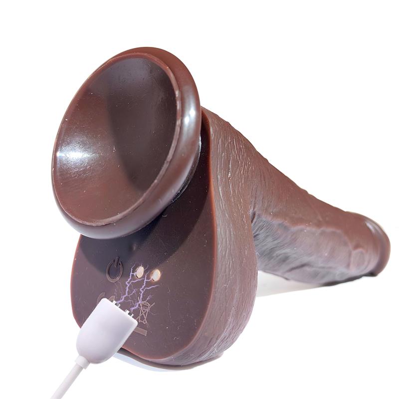 CENTAURO - SEVERO REALISTIC TURBO SHAKING DILDO THRUSTING, 360º ROTATION REMOTE CONTROL HEAT EFFECT