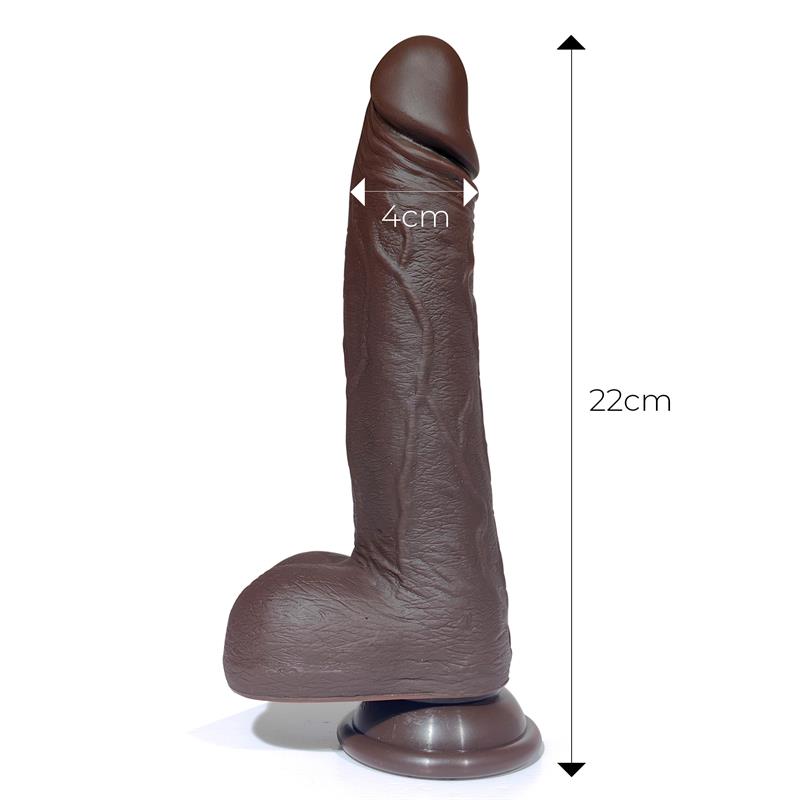 CENTAURO - SEVERO REALISTIC TURBO SHAKING DILDO THRUSTING, 360º ROTATION REMOTE CONTROL HEAT EFFECT