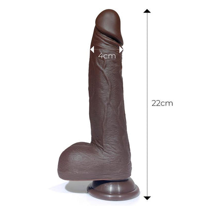 CENTAURO - SEVERO REALISTIC TURBO SHAKING DILDO THRUSTING, 360º ROTATION REMOTE CONTROL HEAT EFFECT