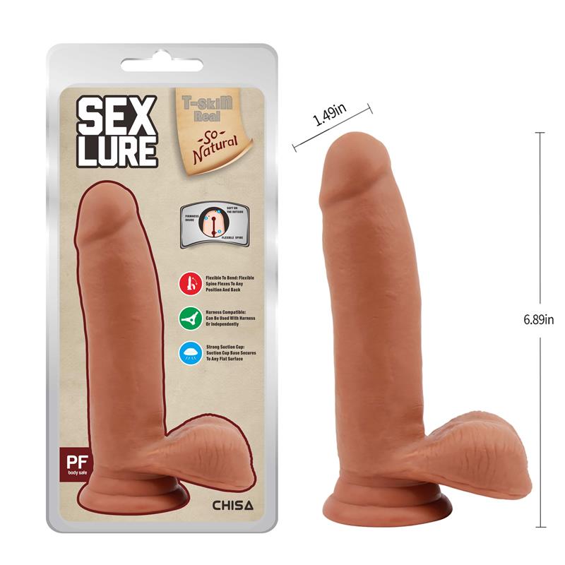 CHISA - SEX LURE DUAL-DENSITY DILDO 17.5CM