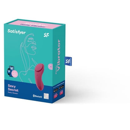 SATISFYER - SEXY SECRET PANTY VIBRATOR WINE RED