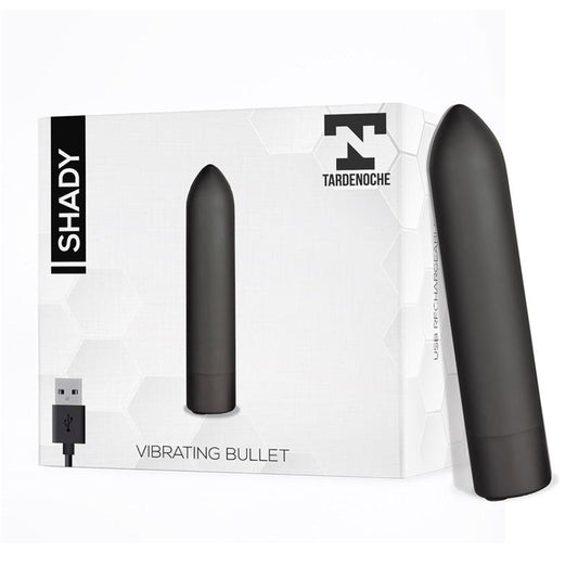 TARDENOCHE - SHADY VIBRATING BULLET USB RECHARGABLE WATERPROOF
