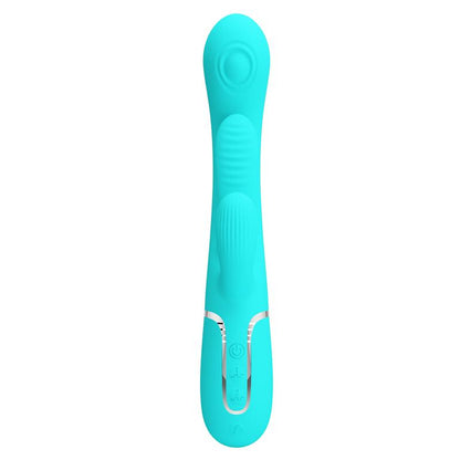 PRETTYLOVE - SHANIA TRIPPLE RABBIT VIBRATOR TURQUOISE