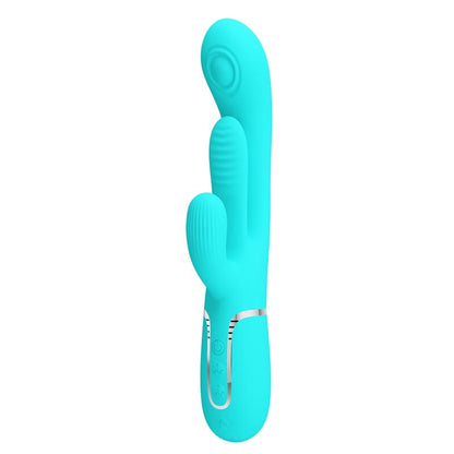 PRETTYLOVE - SHANIA TRIPPLE RABBIT VIBRATOR TURQUOISE