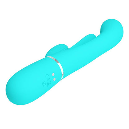 PRETTYLOVE - SHANIA TRIPPLE RABBIT VIBRATOR TURQUOISE
