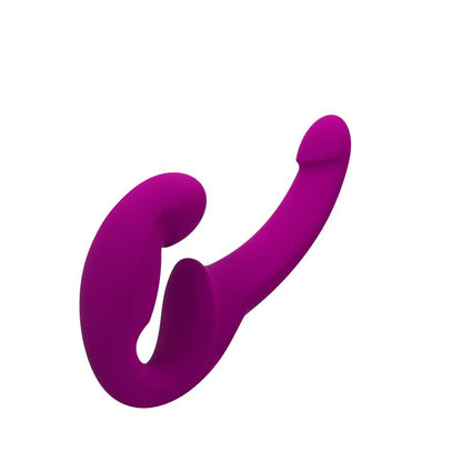 FUN FACTORY - SHARE LITE DOUBLE DILDO BLACKBERRY