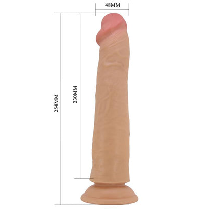 PRETTYLOVE - SHARIFE DILDO SLIDING SKIN-RETRACTIL 25 CM