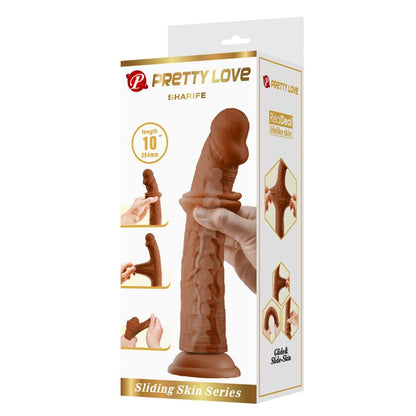 PRETTYLOVE - SHARIFE DILDO SLIDING SKIN-RETRACTIL 25 CM