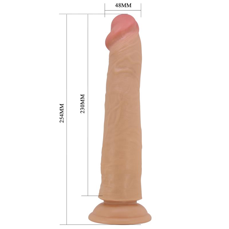 PRETTY LOVE - SHARIFE DILDO SLIDING SKIN-RETRACTIL 25 CM