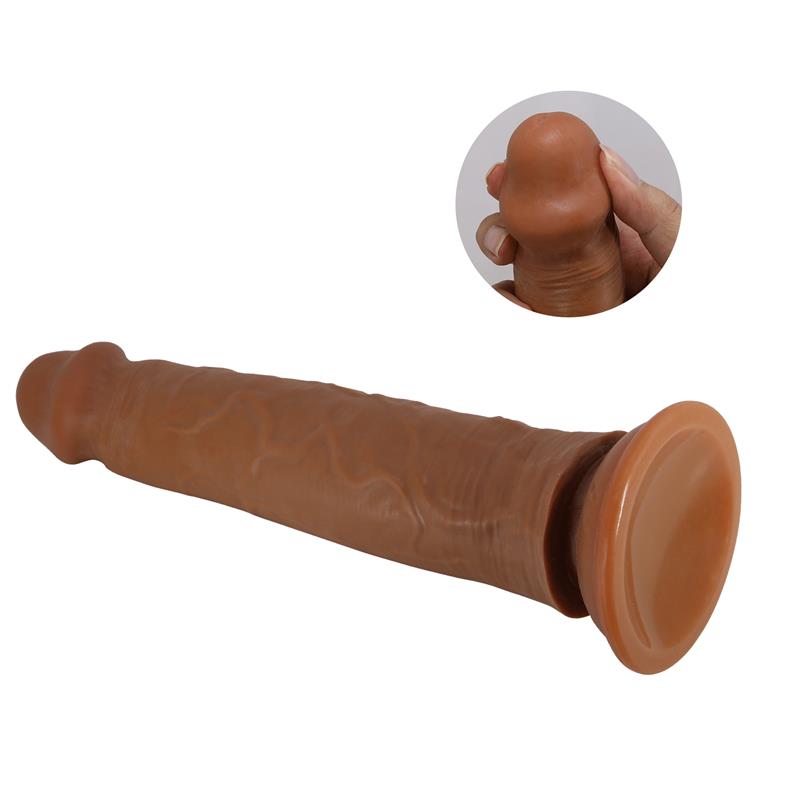 PRETTYLOVE - SHARIFE DILDO SLIDING SKIN-RETRACTIL 25 CM