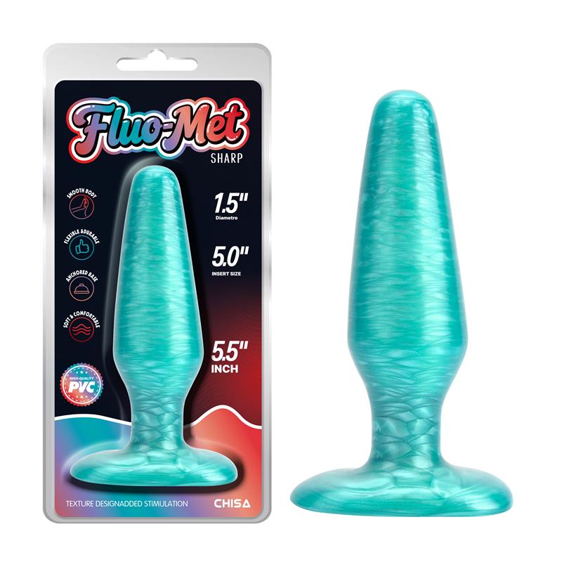 CHISA - SHARP PLUG ANAL VERDE 5.5 - 13.9CM