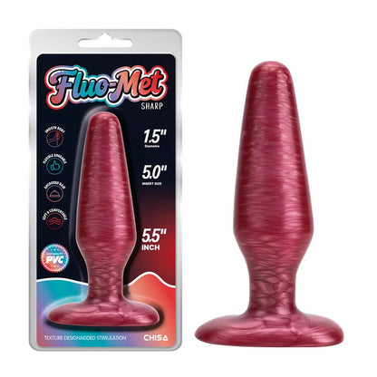 CHISA - SHARRP RED BUTT PLUG 5.5 - 13.9 CM