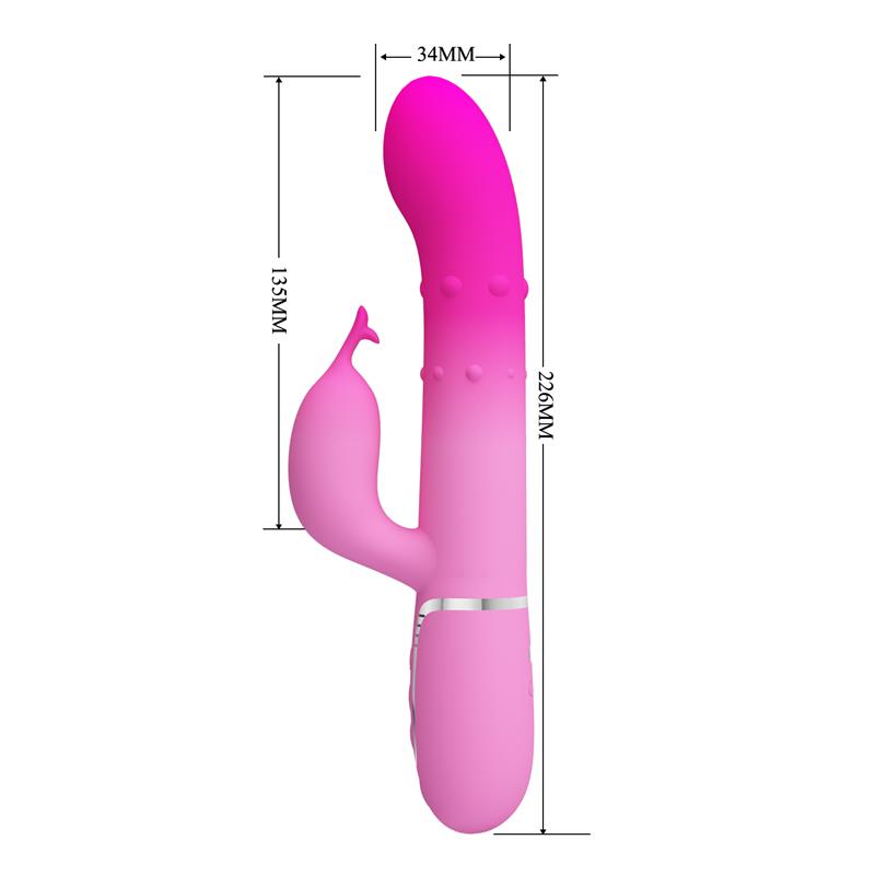 PRETTYLOVE - SHIMA VIBRATING WITH ROLLING BEADS