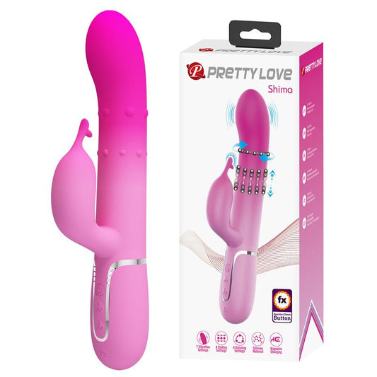 PRETTYLOVE - SHIMA VIBRATING WITH ROLLING BEADS