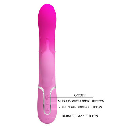 PRETTYLOVE - SHIMA VIBRATING WITH ROLLING BEADS